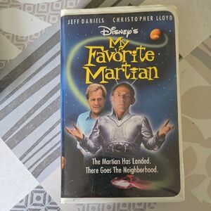 Disney My Favorite Martian VHS with Blue and Yellow Cover